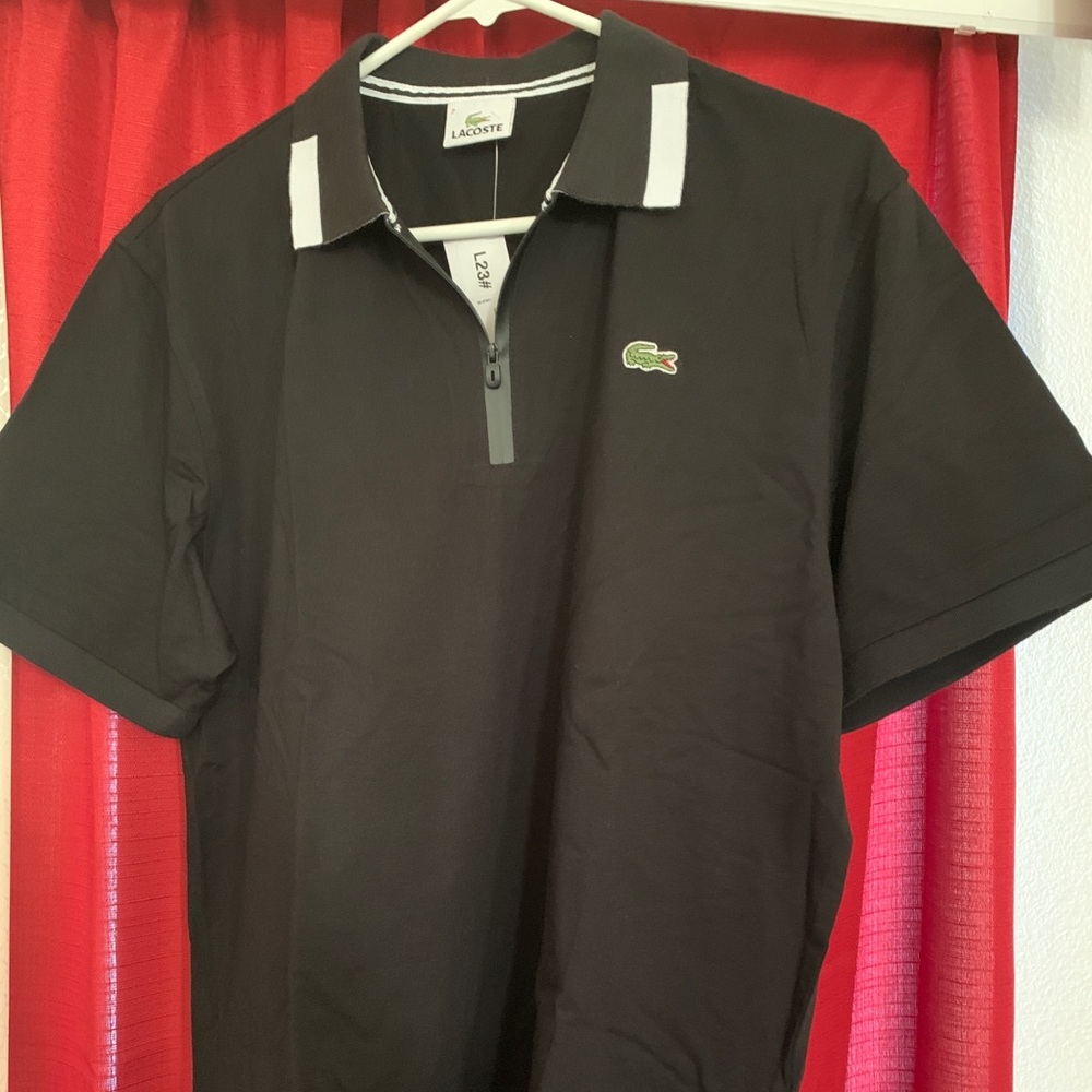 Men’s Lacoste Polo Shirt Black XL